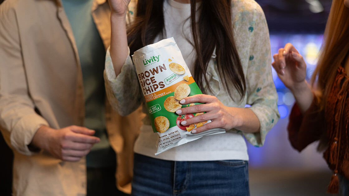 Livity rice chips... WOW taste